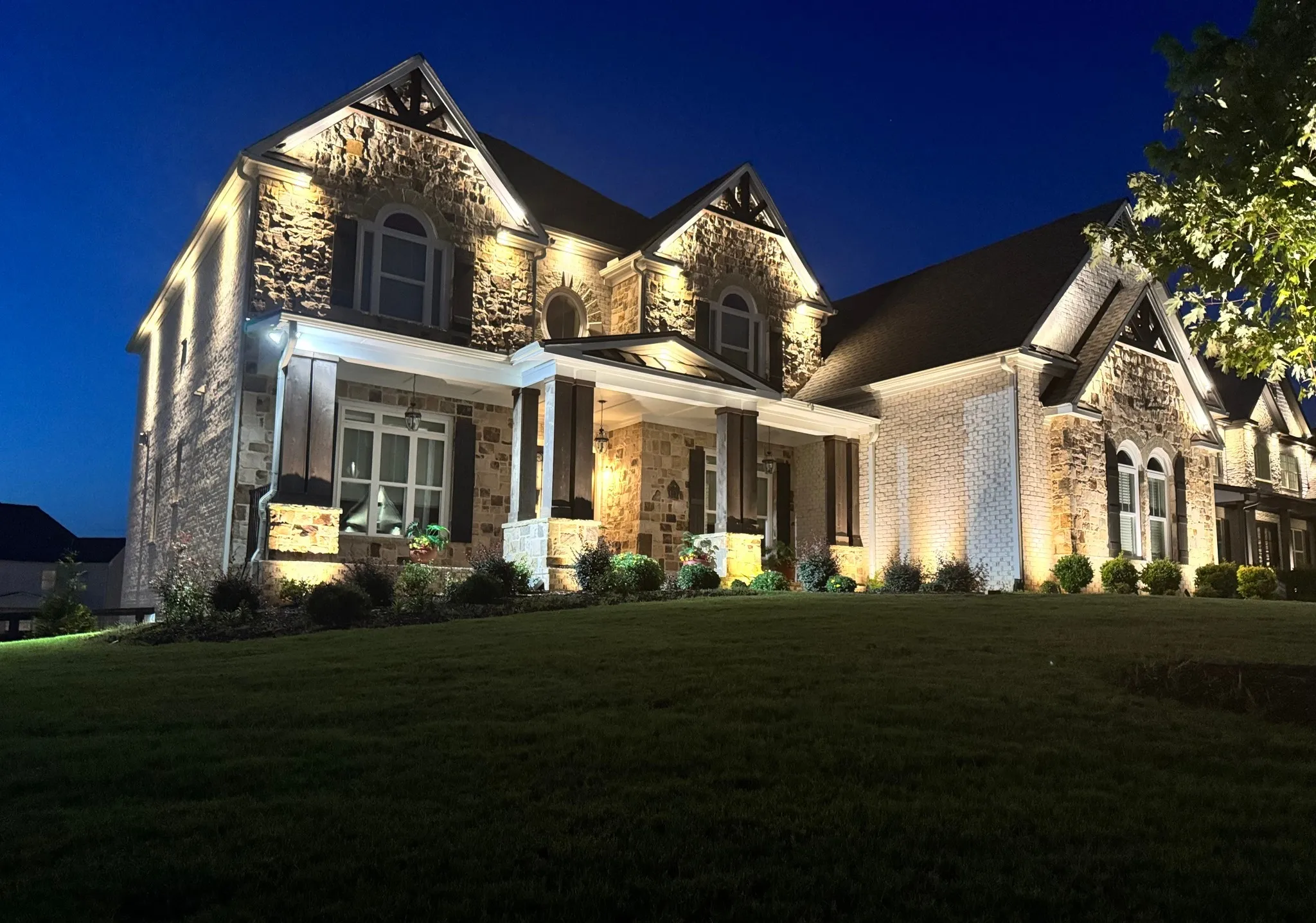Security lighting, flood lights, and landscape lighting